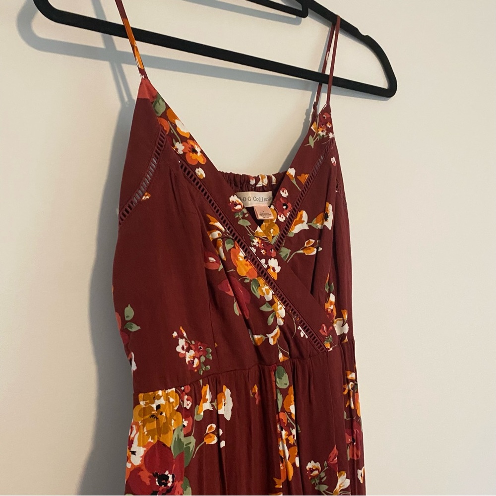 BOG COLLECTIVE floral jumpsuit | size S